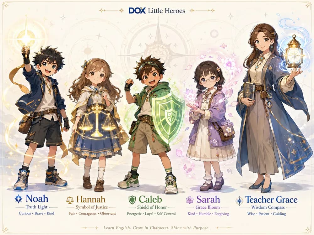 Os Little Heroes da DOX Kids